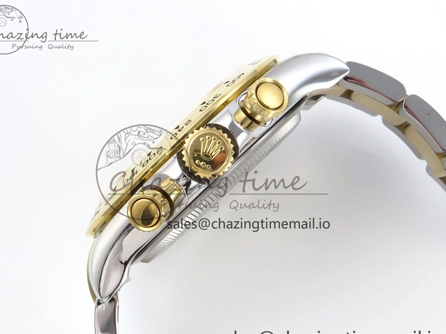 MiroTime 0128 Daytona 126503 QF 1:1 Best Edition Black YG Dial on SS YG Braclet SH4131 V Colorful 719